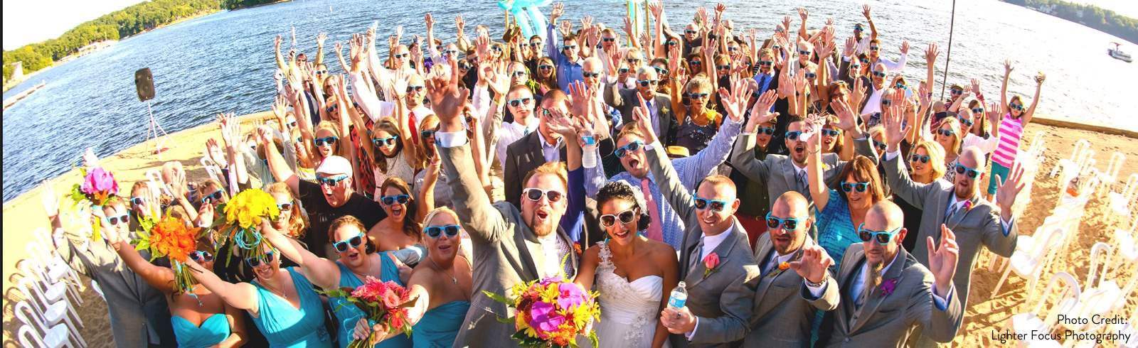 Wedding of Margaritaville Lake Resort Lake of the Ozarks Osage Beach Missouri